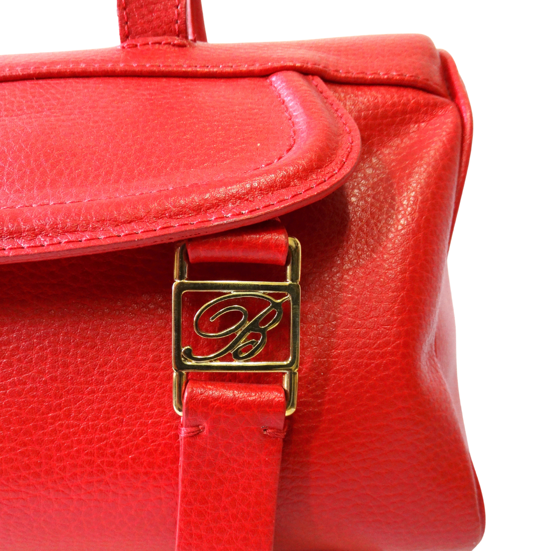 BLUMARINE Borsa bauletto rossa