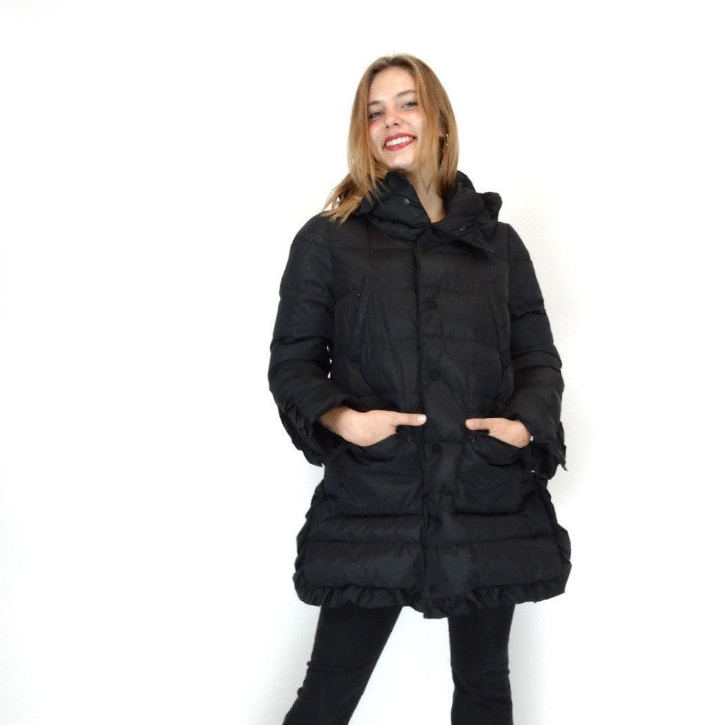 Piumino Moncler nero opaco
