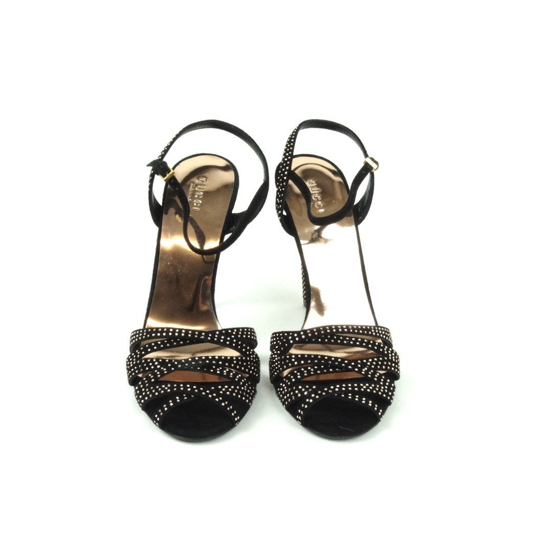 Sandali Gucci scamosciati neri
