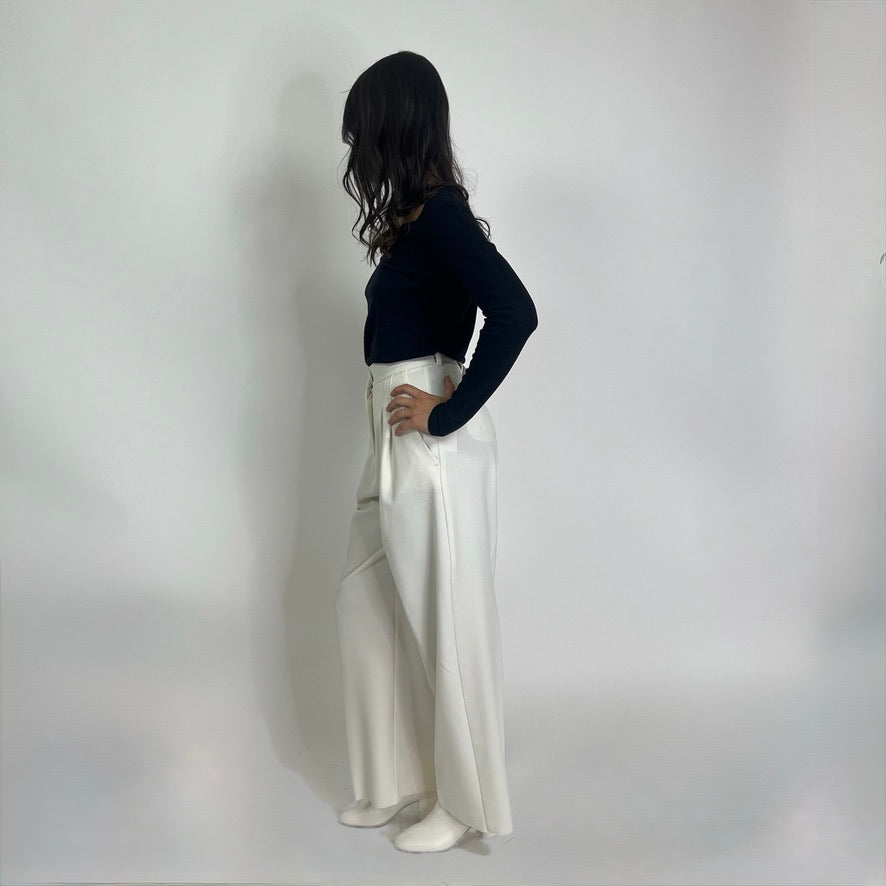 MARELLA Pantaloni con pence panna