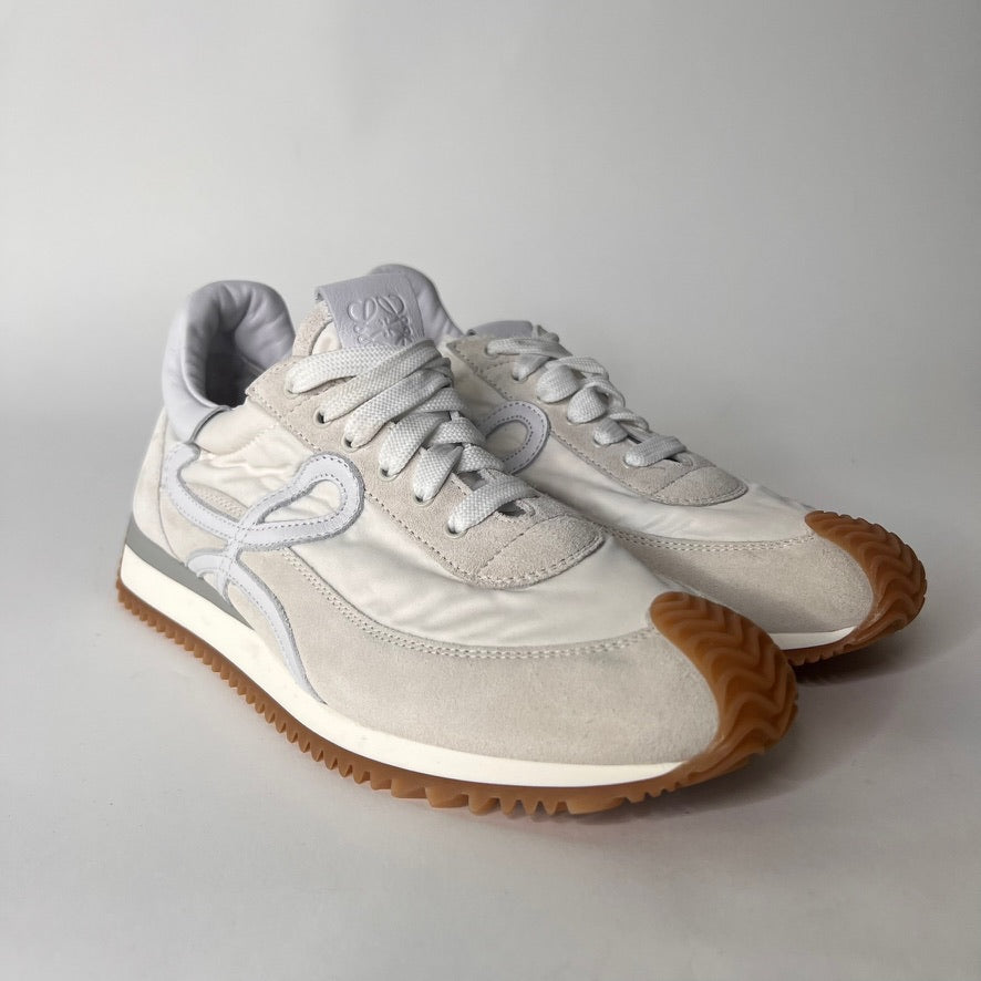 LOEWE Sneakers Flow bianca e beige