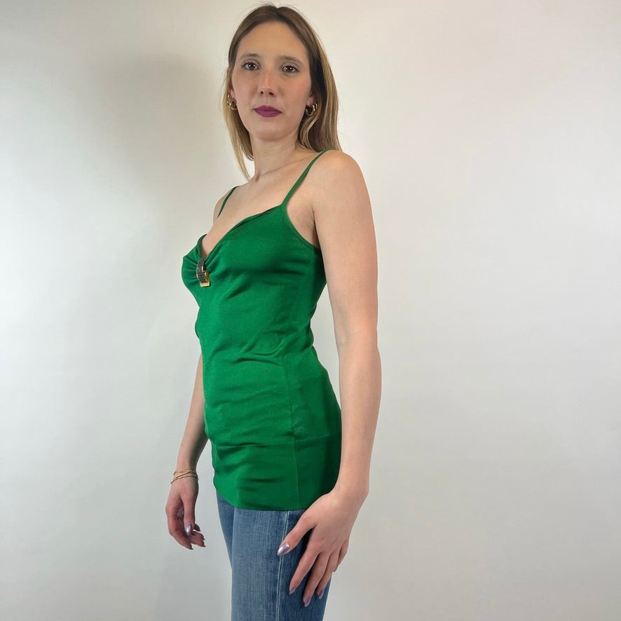 GUCCI Top verde smeraldo