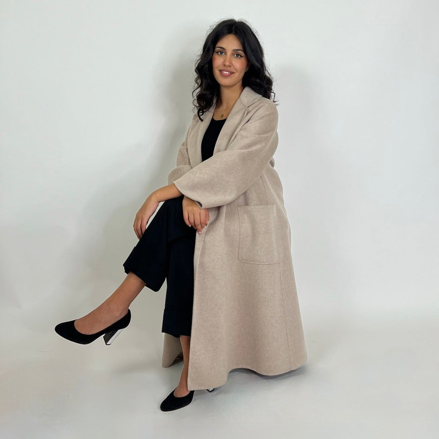 MAX MARA Cappotto Ludmilla Icon in doppio cachemire sabbia