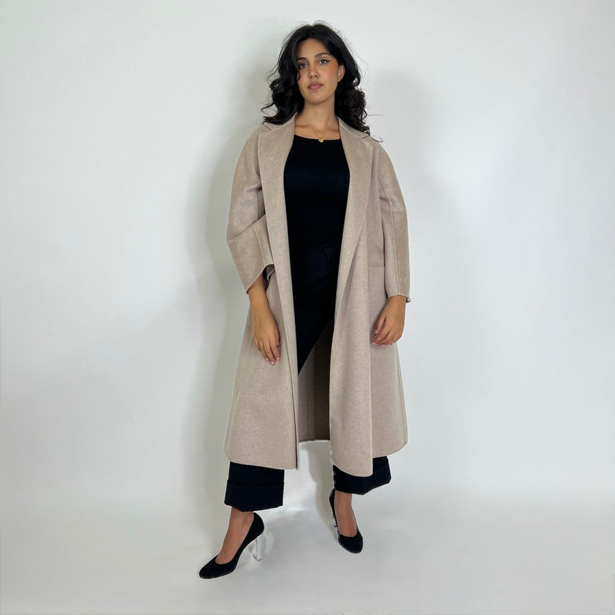 MAX MARA Cappotto Ludmilla Icon in doppio cachemire sabbia