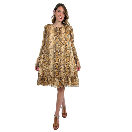 DIANE VON FURSTENBERG Abito stampa pitone