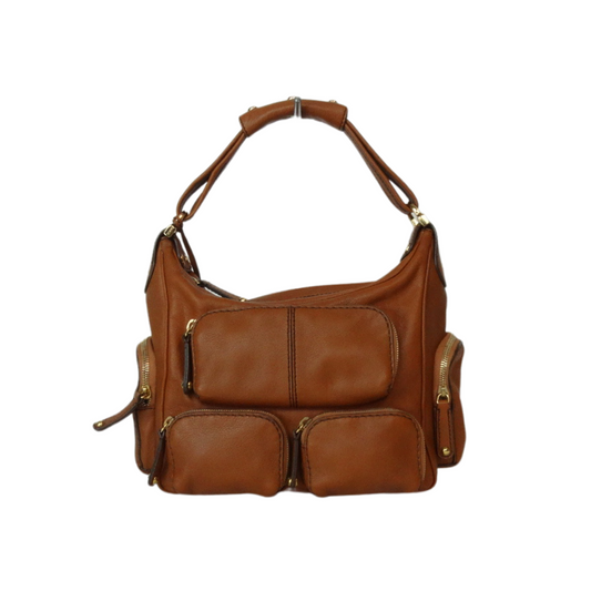 TOD'S Borsa in cuoio con tasche