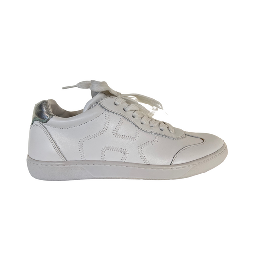 HOGAN Sneakers H86N Bianca argento