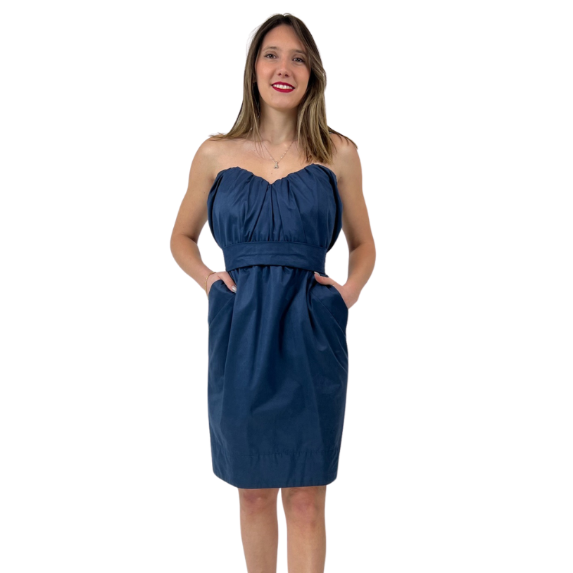 ALLSAINTS SPITALFIELDS Abito bustino blu