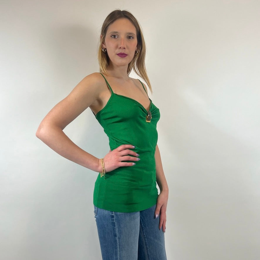 GUCCI Top verde smeraldo