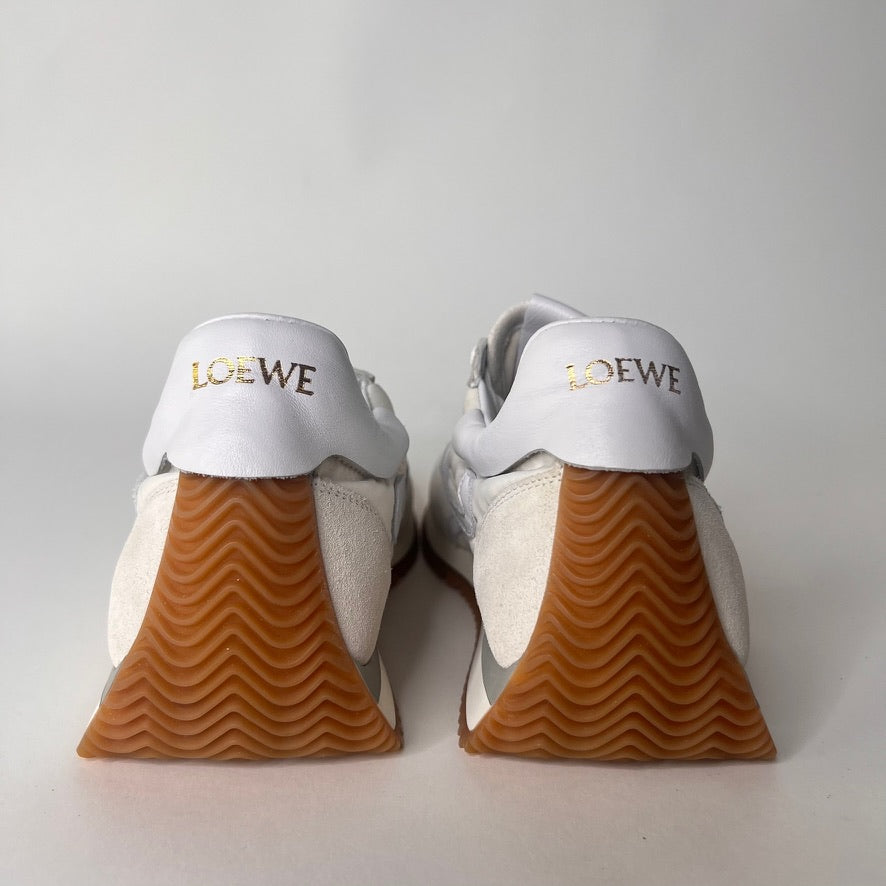 LOEWE Sneakers Flow bianca e beige