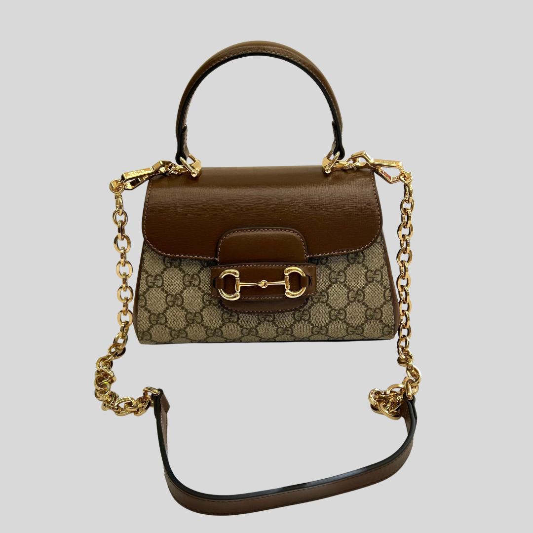 GUCCI Borsa Horsebit 1955 GG Supreme