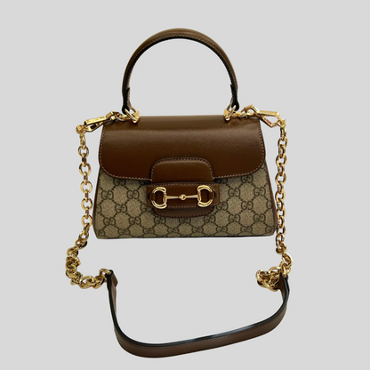GUCCI Borsa Horsebit 1955 GG Supreme