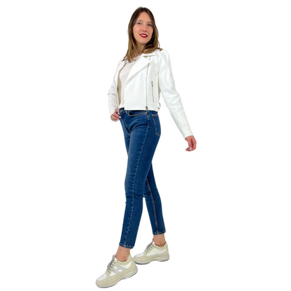HUGO BOSS Giubbino bianco tramato