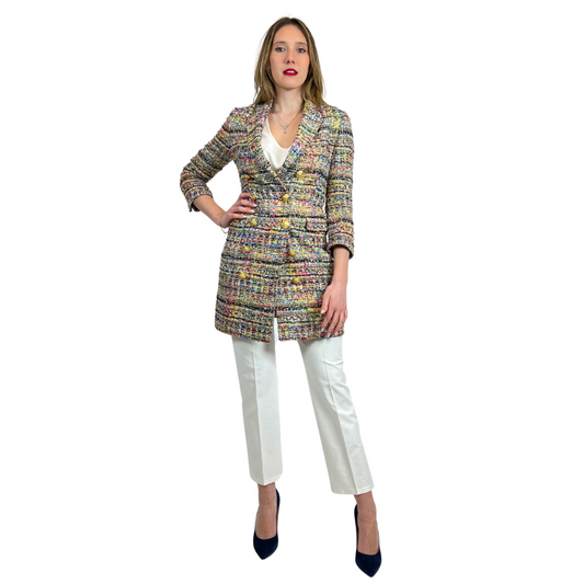 TAGLIATORE Cappotto bouclè multicolor