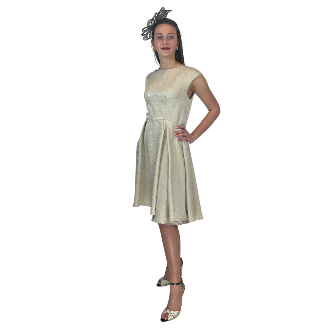 ANITA DI MILANO Completo damascato beige