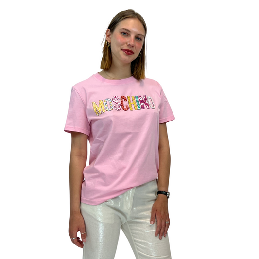 MOSCHINO T-shirt rosa