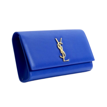 SAINT LAURENT Pochette Kate bluette