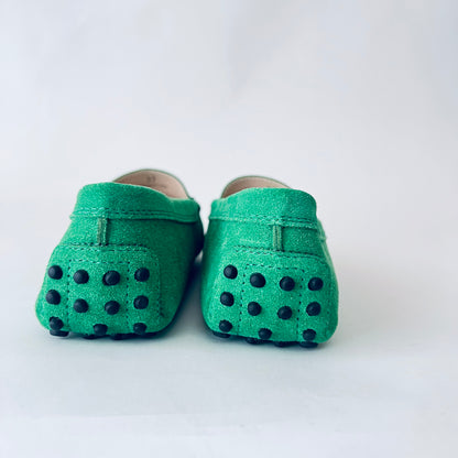 TOD’S Mocassini gommini verde prato