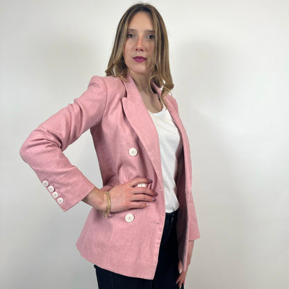 GIADA BENINCASA Giacca blazer rosa bon bon