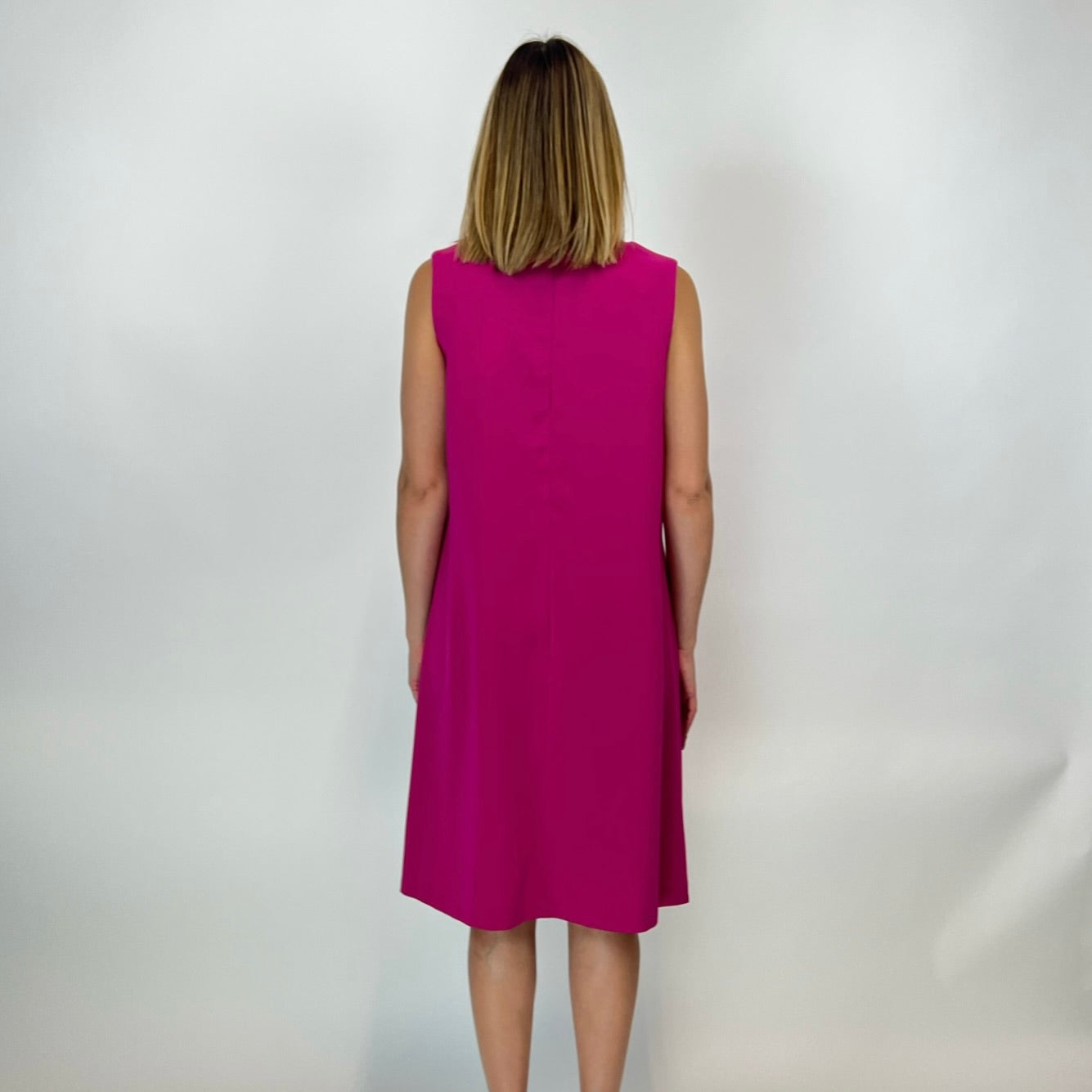 ANITA DI MILANO Abito svasato fucsia