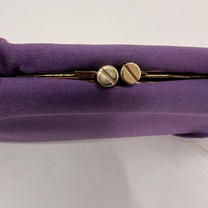 BORBONESE Pochette in seta viola