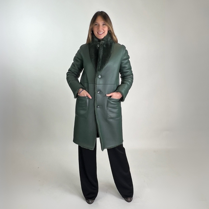 JOSEPH Montone reversibile verde