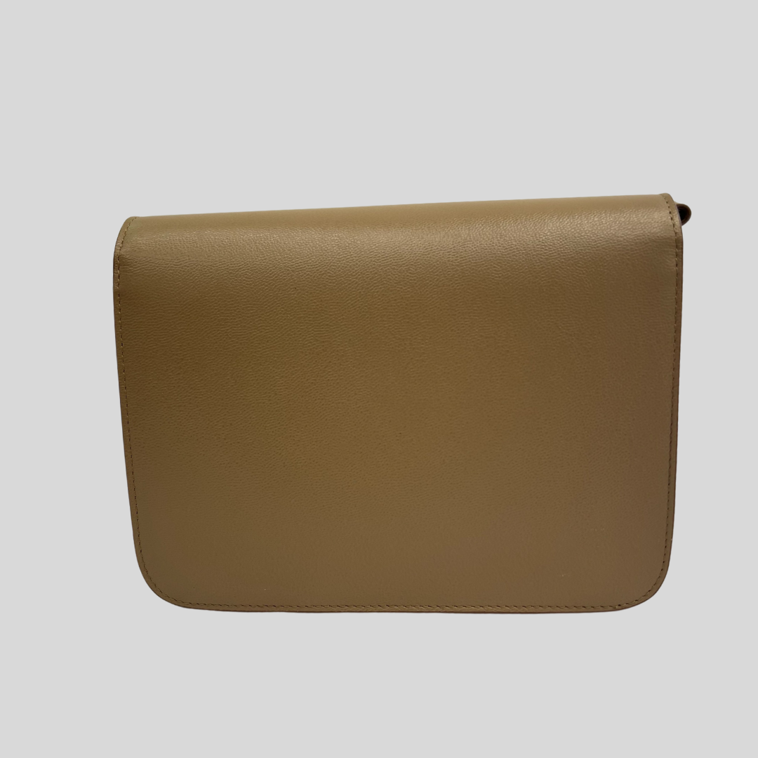 BURBERRY Borsa a tracolla in pelle e tessuto check