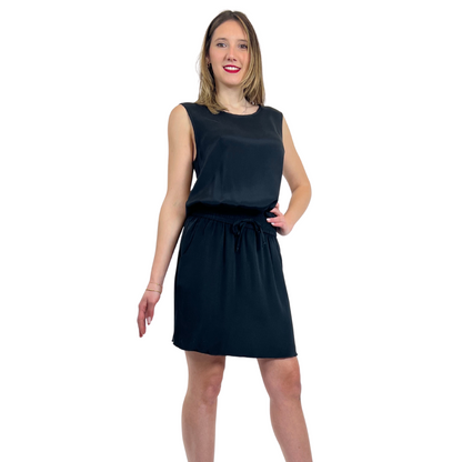 PAROSH Abito in seta nero