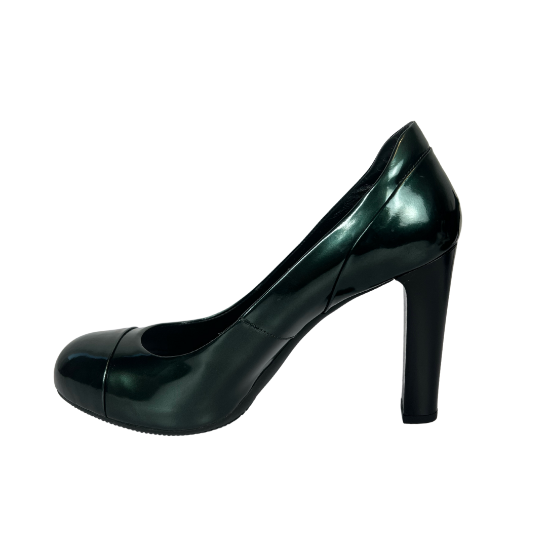 HOGAN Scarpe decolletè verde cangiante