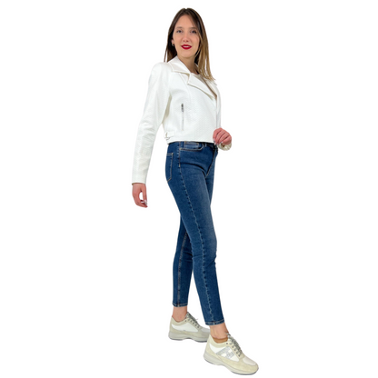 HUGO BOSS Giubbino bianco tramato