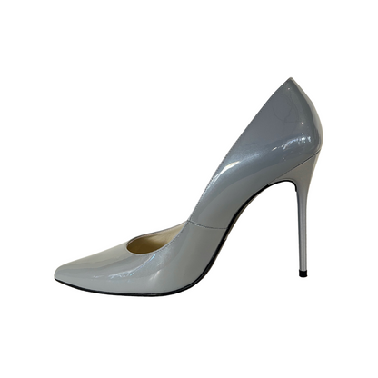 STUART WEITZMAN Décolleté vernice grigio perla