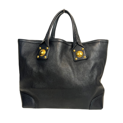 GUCCI Borsa shopping grande blu boutiquepelfini
