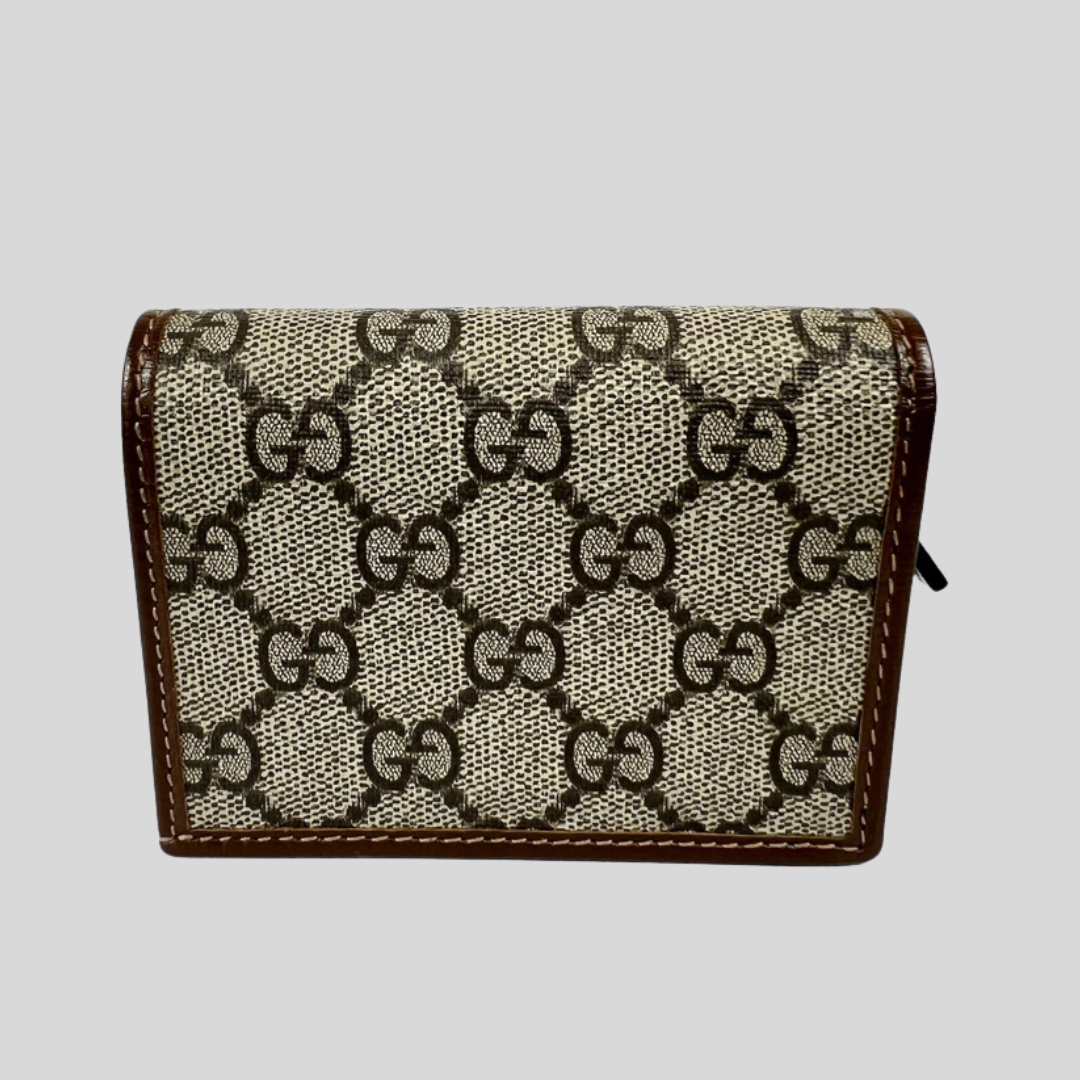GUCCI Portafoglio Horsebit GG Supreme