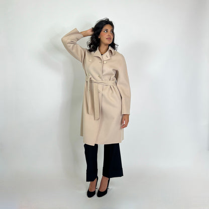 WEEKEND MAX MARA Cappotto sfoderato beige chiaro