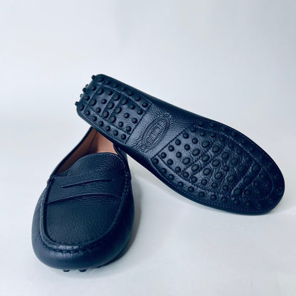 TOD'S Mocassini Gommini in pelle blu
