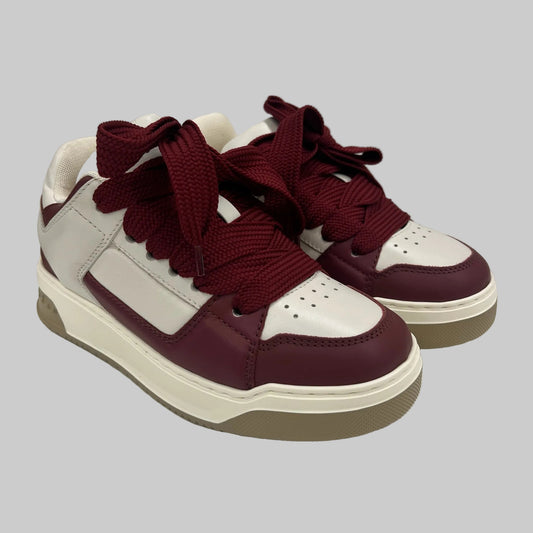 HOGAN Scarpe sneakers bianco e bordeaux