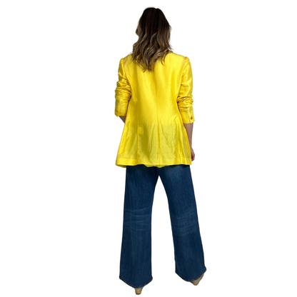 ROMEO GIGLI Blazer in seta giallo