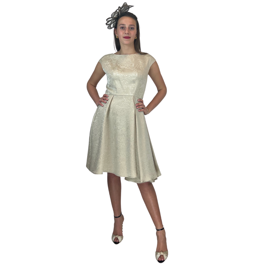 ANITA DI MILANO Completo damascato beige