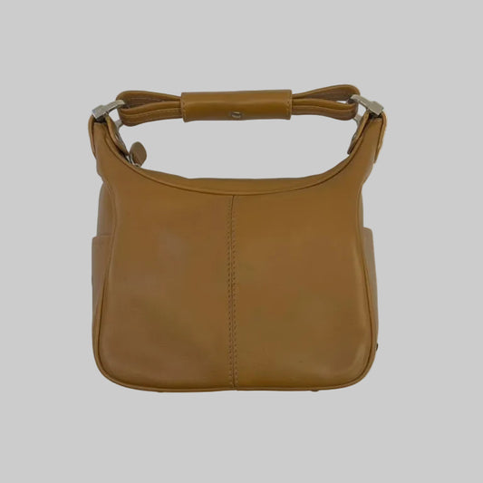 TOD'S Borsa cammello con gommini