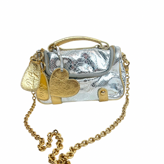 DOLCE & GABBANA Borsa argento e oro