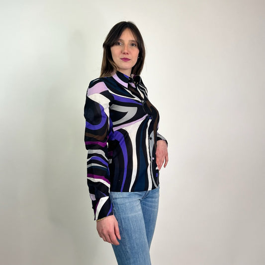 EMILIO PUCCI Camicia in cotone fantasia
