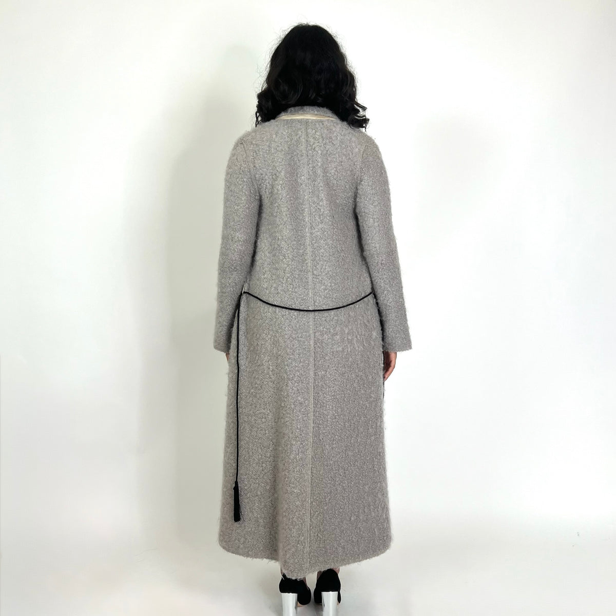 FORTE FORTE Cappotto lungo grigio tortora