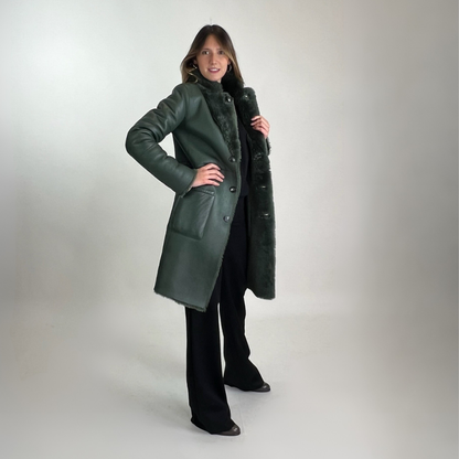 JOSEPH Montone reversibile verde