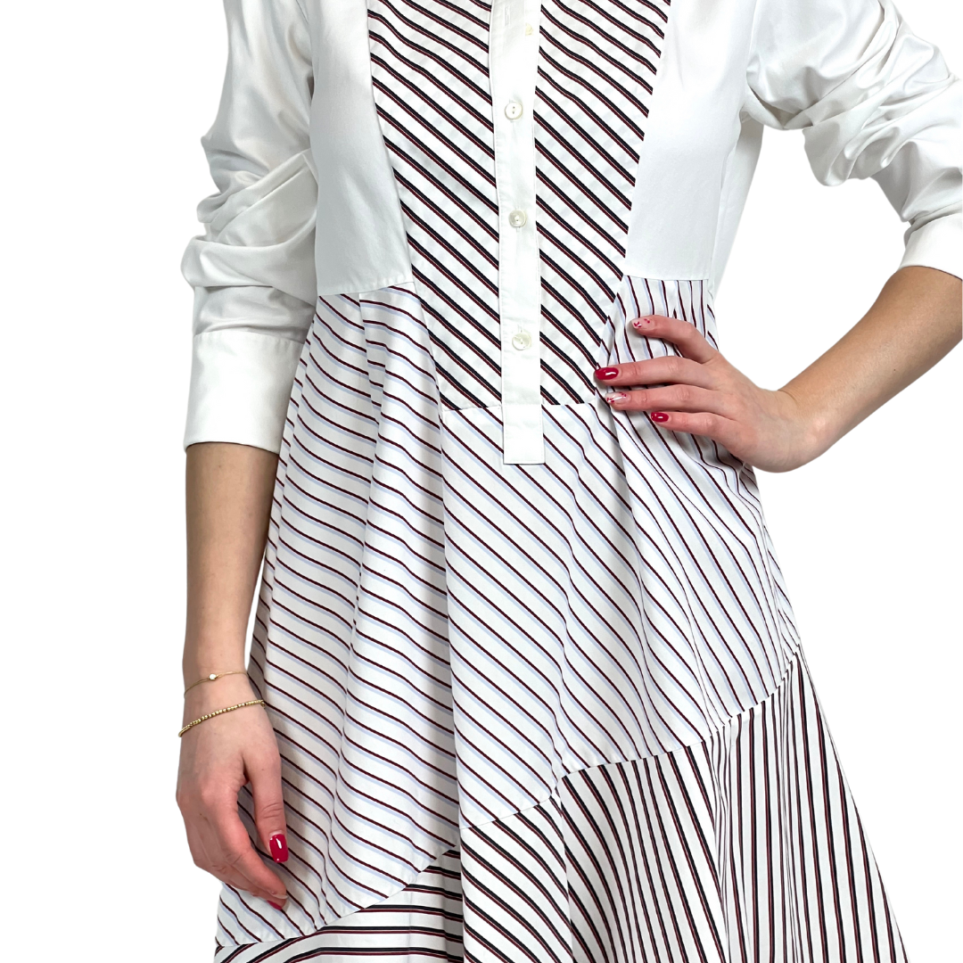 CARVEN Abito rigato