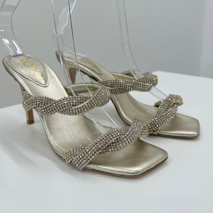 RODO Scarpe sandalo dorato