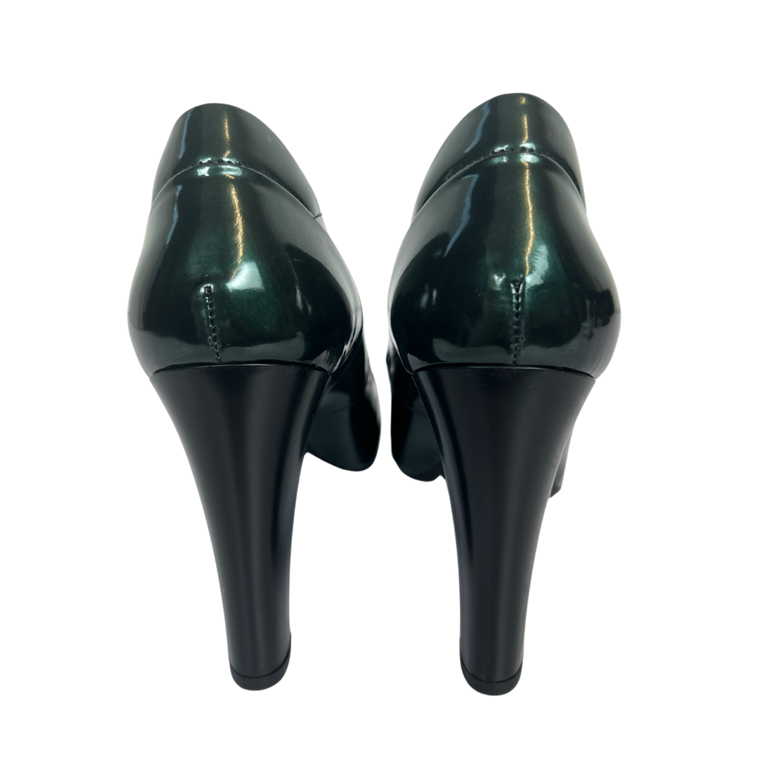 HOGAN Scarpe decolletè verde cangiante