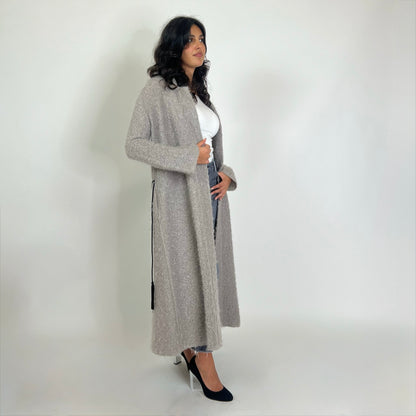 FORTE FORTE Cappotto lungo grigio tortora