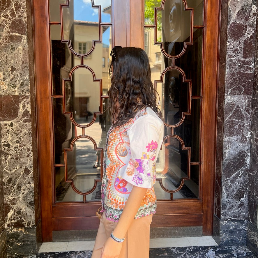 ETRO Casacca disegno paisley multicolor