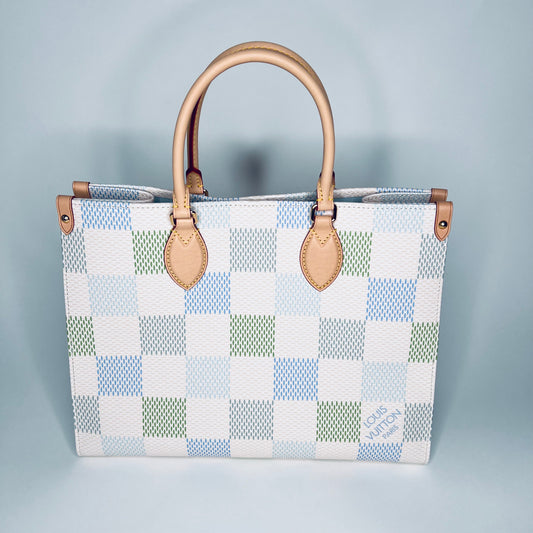 LOUIS VUITTON Borsa OnTheGo damier giant pastel