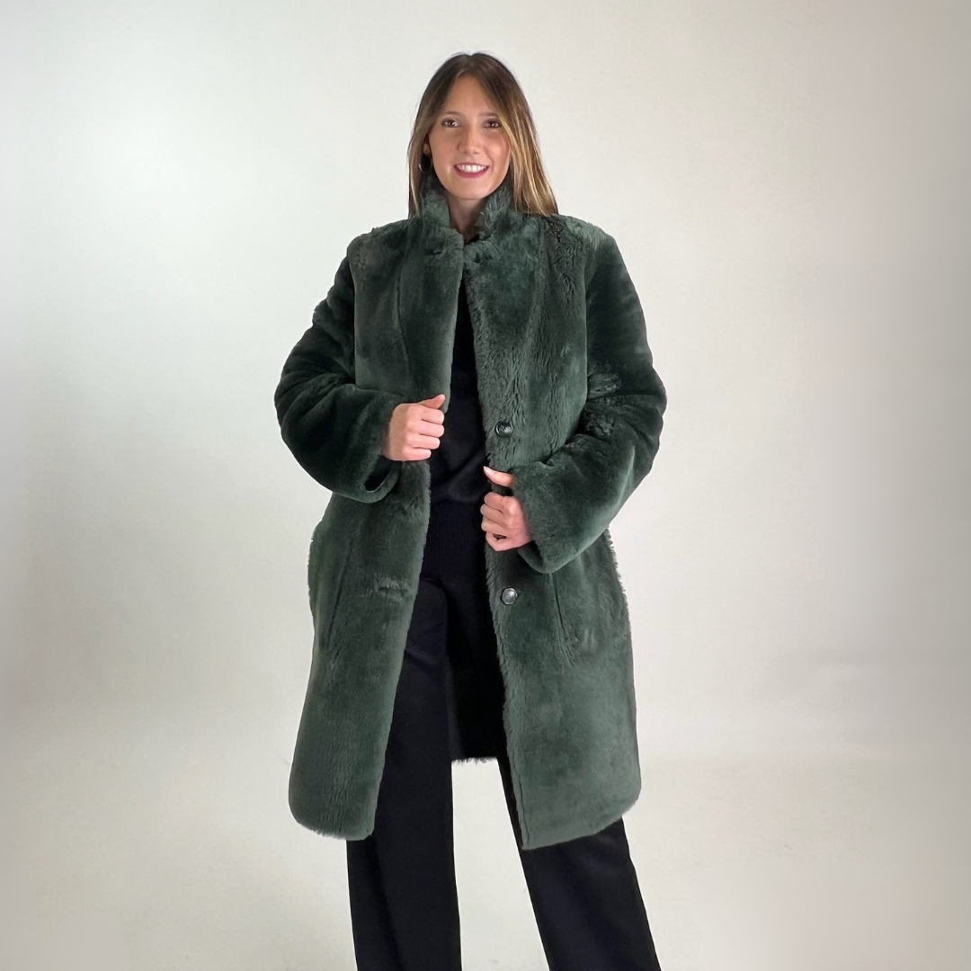 JOSEPH Montone reversibile verde